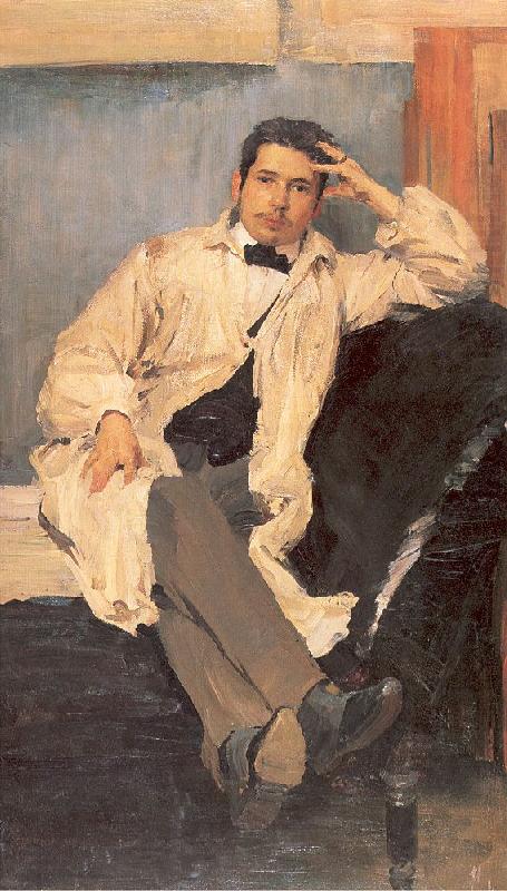 Portrait of the Artist Konstantin Somov, Maliavin, Philip